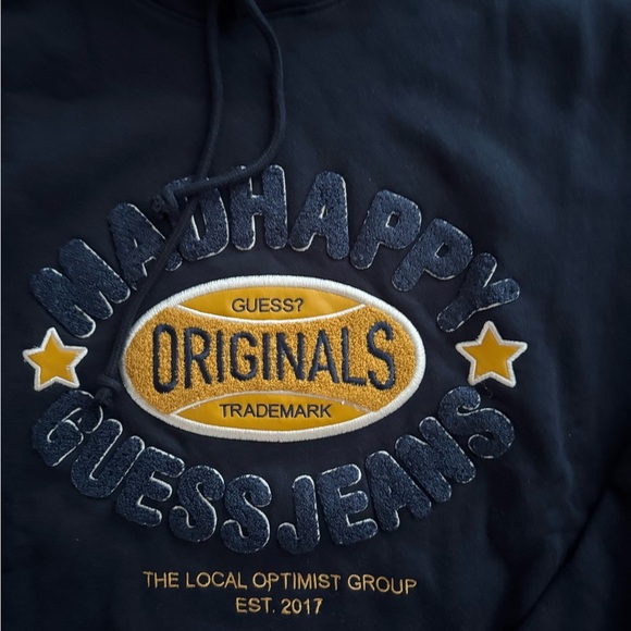 Madhappy Guess Jeans Navy Hoodie - Picture 2 of 3